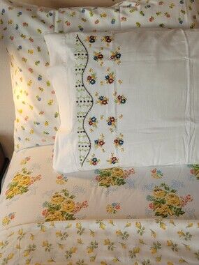 Vintage Single Sz Bedding Curation 4pc